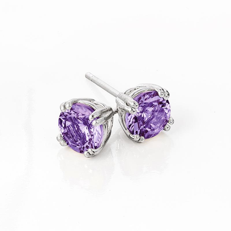 Eternal Happiness Amethyst Earrings